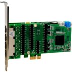 OpenVox DE830E Carte PCI-E 8 Ports T1/E1/J1 avec Echo Cancellation