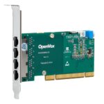 OpenVox DE430P Carte PCI 4 ports T1/E1/J1 avec Echo Cancellation