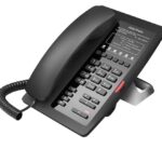Fanvil H3 Téléphone IP pour Hôtel Noir