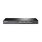 Switch TP-LINK - 24 ports Gigabit POE+ Smart JetStream - 4 Slot SFP